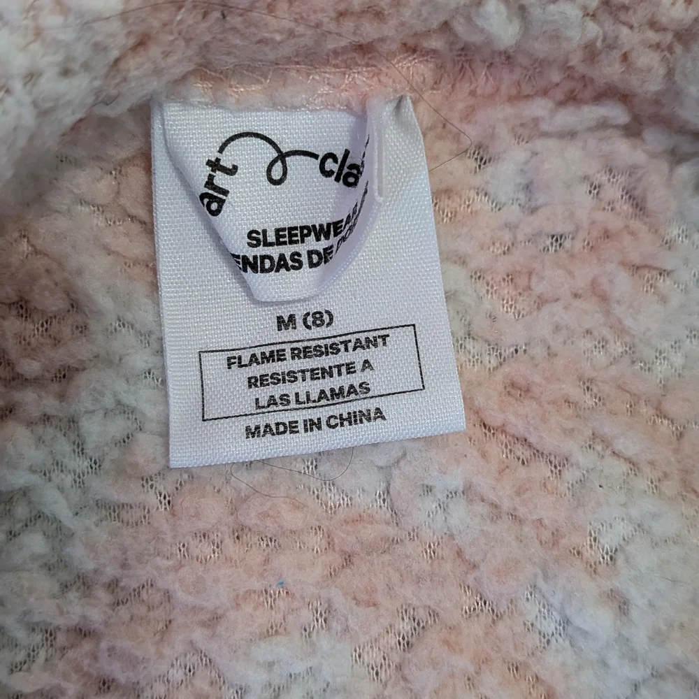 Art Class Pink and White Kids Pajama Set - Picture 5 of 14